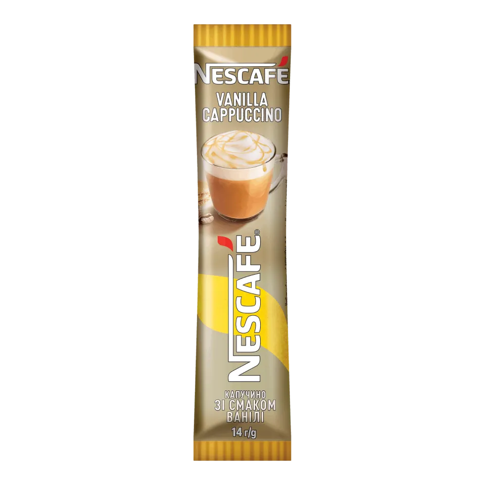 Напій кавовий NESCAFÉ® Vanilla Cappuccino у стіках | Nescafé UA